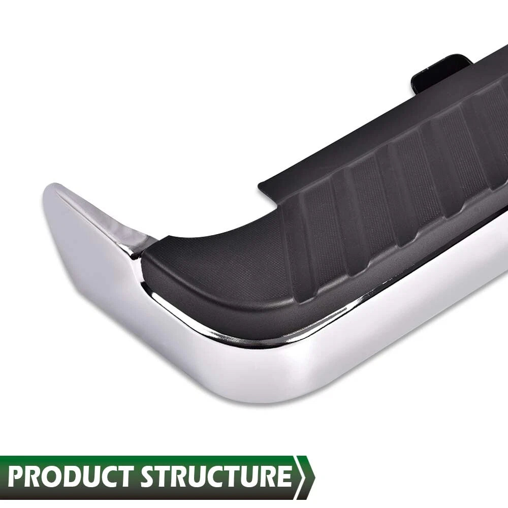 Chrome Rear Steel Bumper Assembly for Ford F150 (2009–2014)