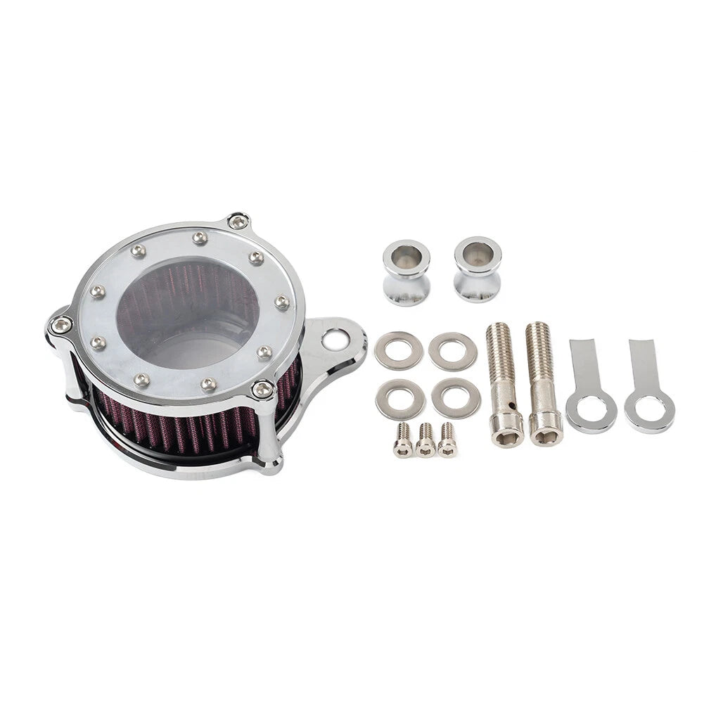 Red Air Cleaner Intake Filter Kit for Harley Sportster 1200 XL883 48 (1991–2021)