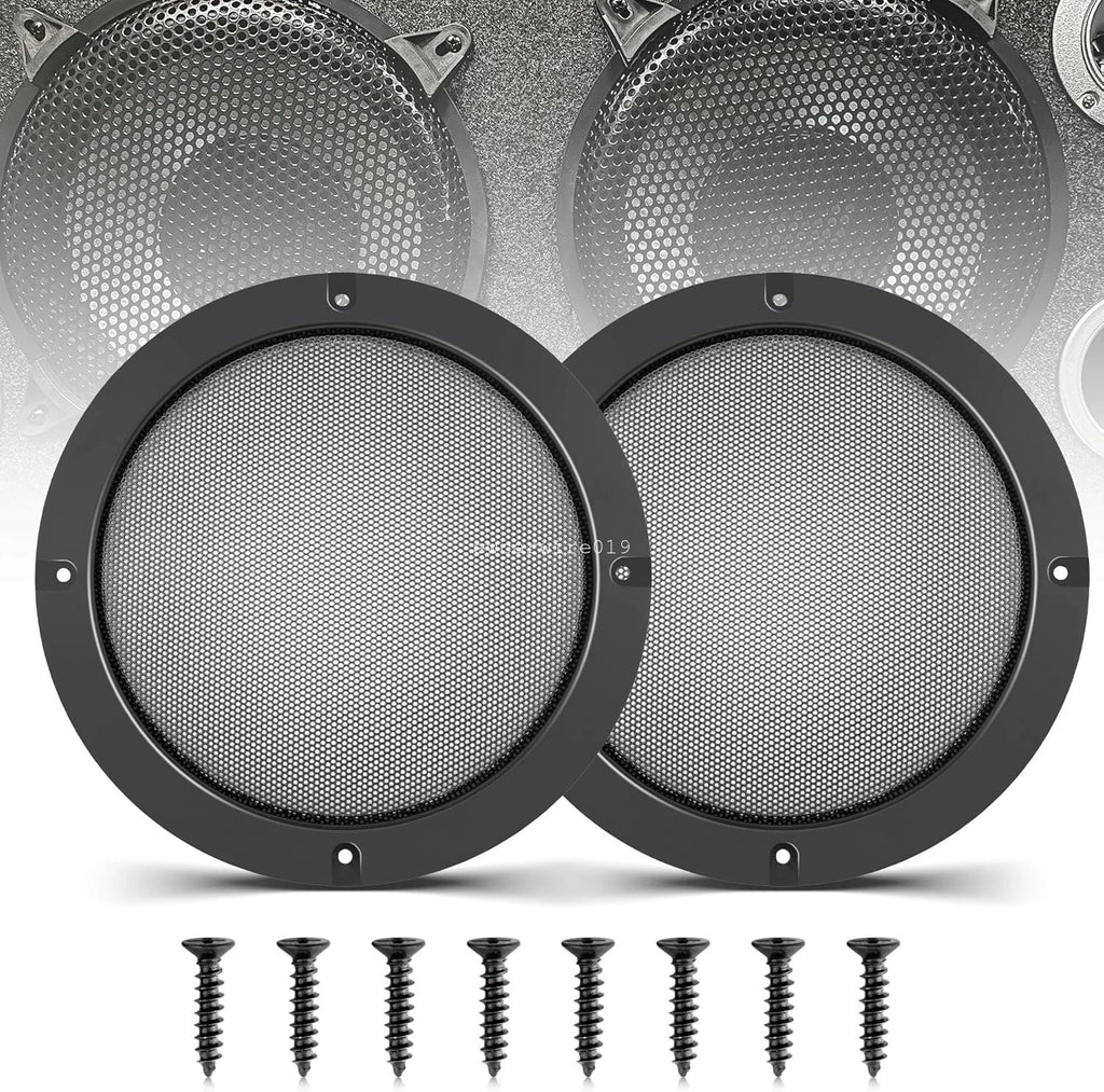 2X Speaker Grill Cover for Car Subwoofer (Universal Fit)
