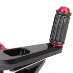 Steel Black Rearset Footpegs for Suzuki GSR750 (2011-2016)