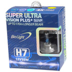 H7 Halogen +170% High/Low Beam HeadlampBulb Pair for Kia Optima GD(2011-2015)