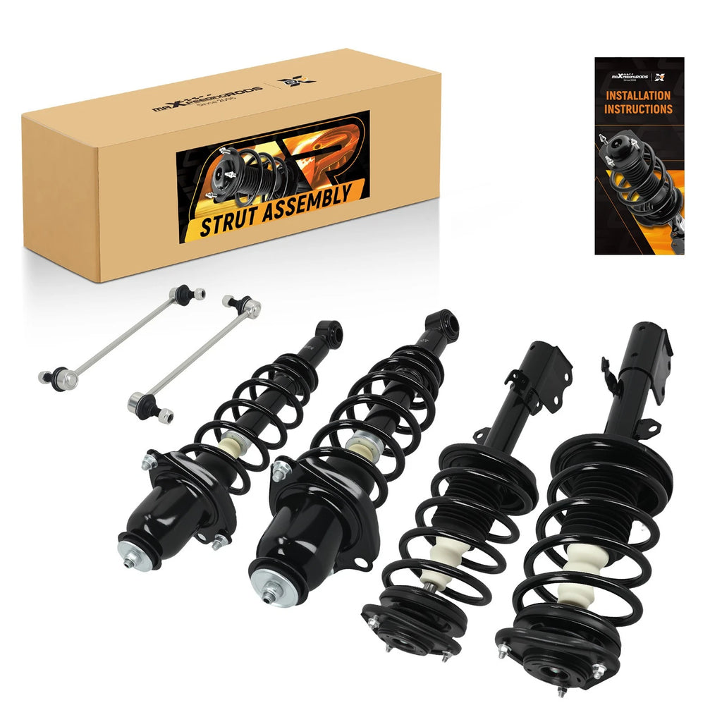 6PCS Struts & Coil Spring Sway Bar Kit for Toyota Prius (2004–2009)