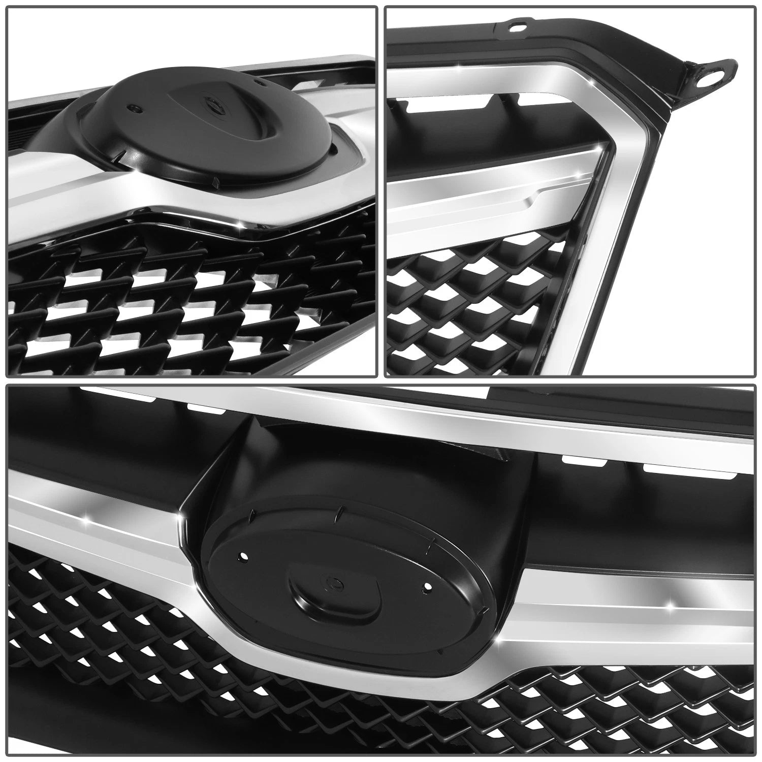 Chrome Trim Front Bumper Grille Assembly for Subaru XV Crosstrek (2013–2015)