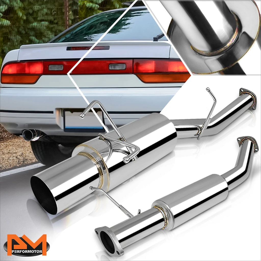 4" Tip Catback Exhaust System for Nissan 240SX S13 (1989–1994)