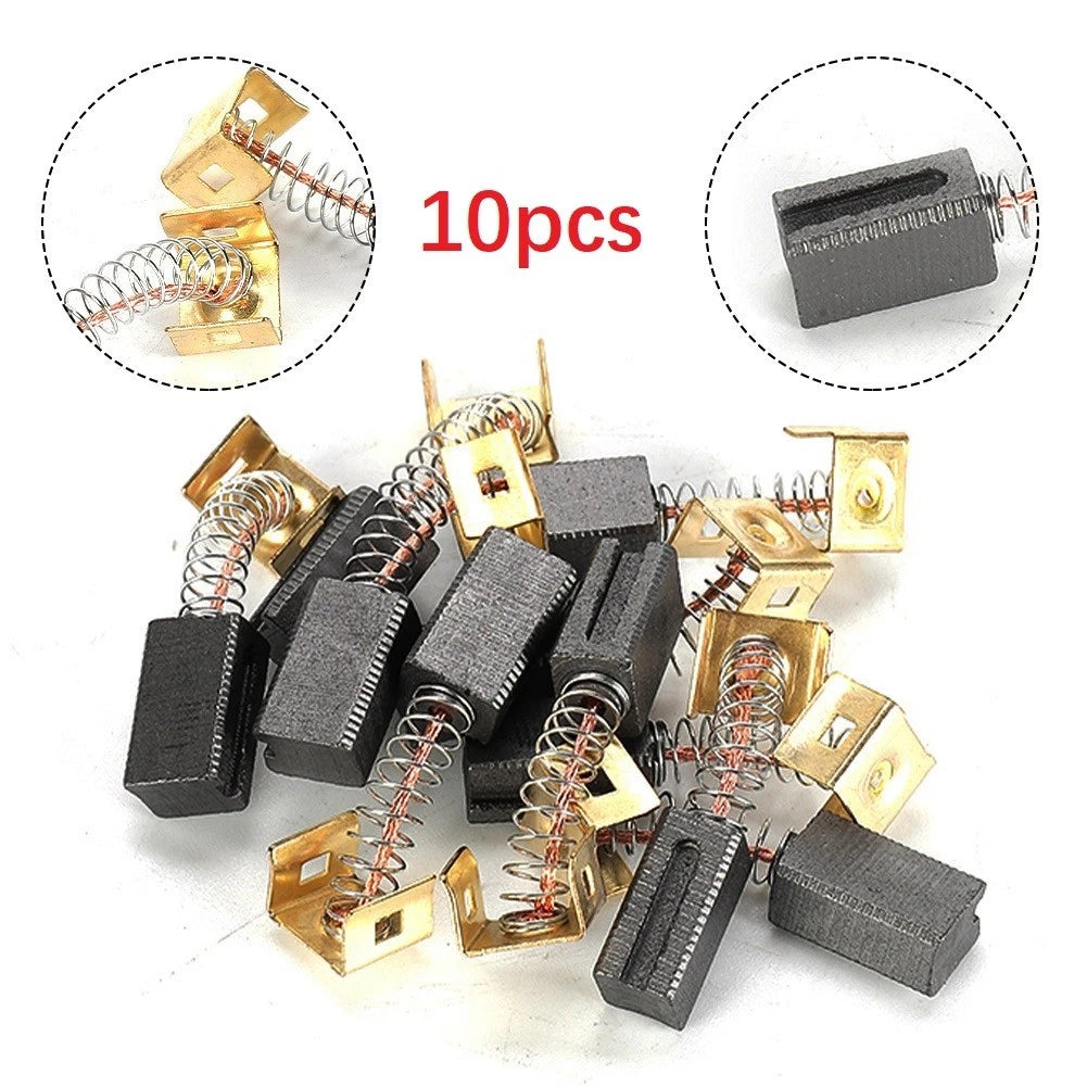 10pcs Carbon Brushes for Black Decker CD105, CD110, CD115, KG900 (N/A)
