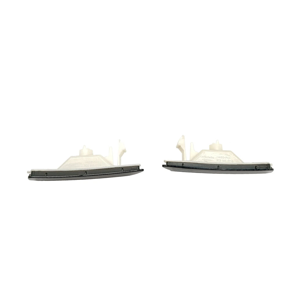 2X Amber Black Front Side Marker Lights for VW Tiguan (2018-2023)