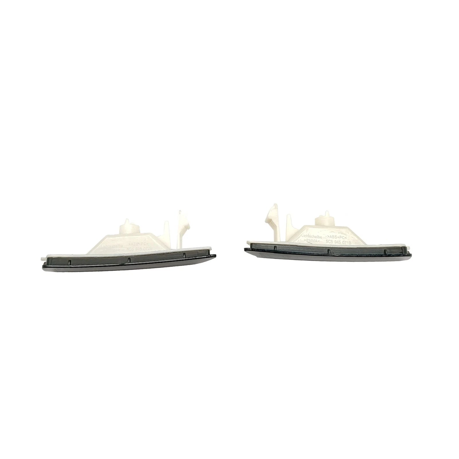 2X Amber Black Front Side Marker Lights for VW Tiguan (2018-2023)