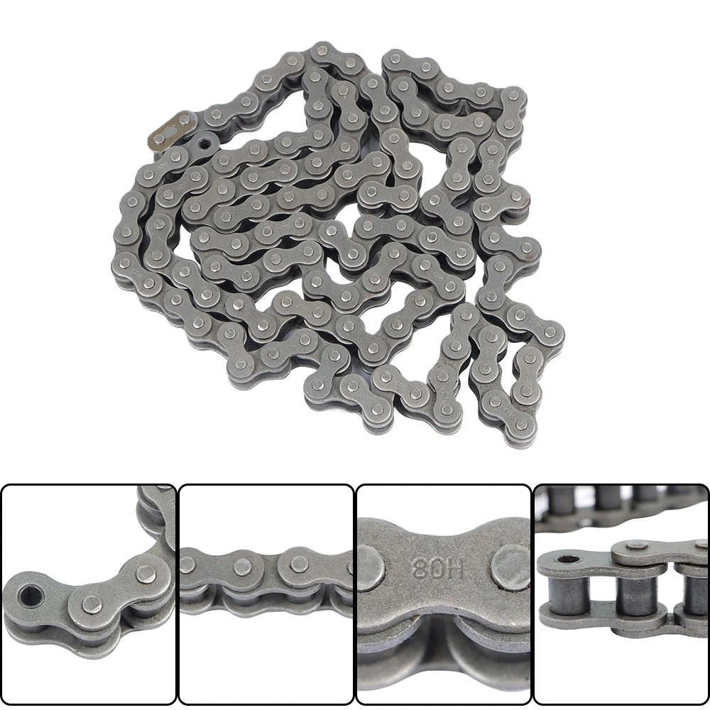 10 Feet #80H Heavy Duty Roller Chain with 1 Connector