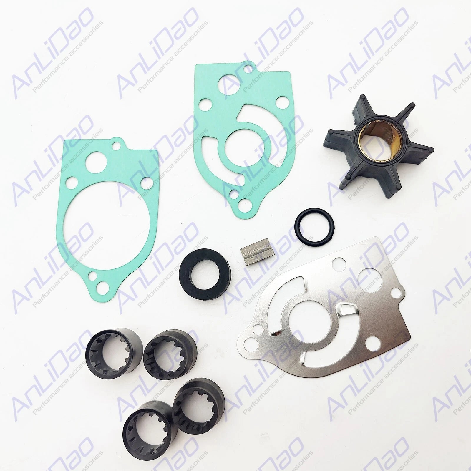 Water Pump Impeller Kit for Mercury 30-70HP (47-89983Q 1, 47-89983, 89983Q, 18-3207)