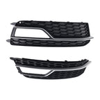 Set of 2 Front Bumper Fog Grille Covers for Audi A5 S-Line (2013–2016)