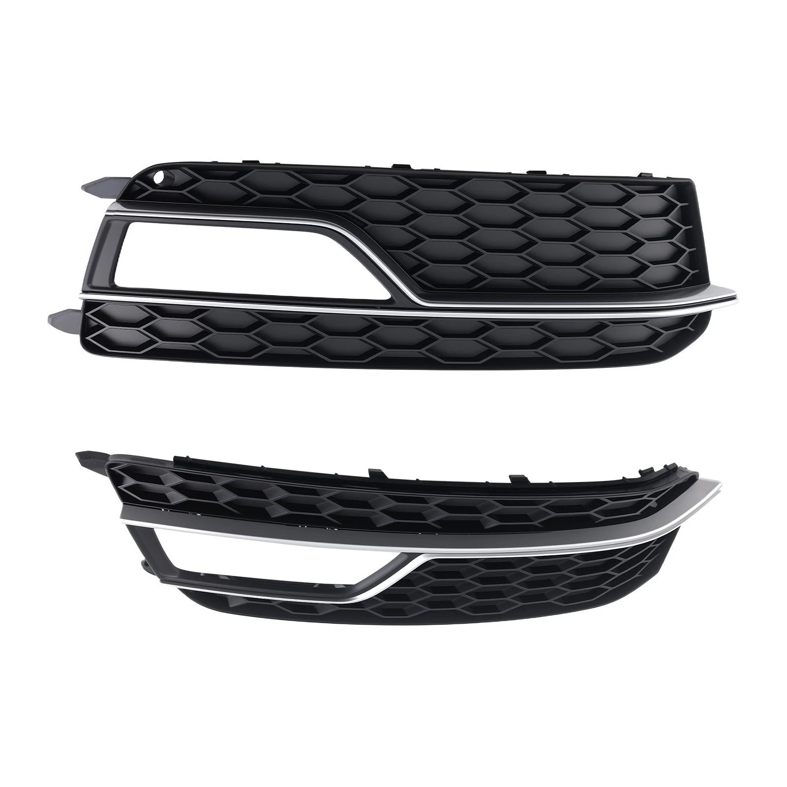 Set of 2 Front Bumper Fog Grille Covers for Audi A5 S-Line (2013–2016)