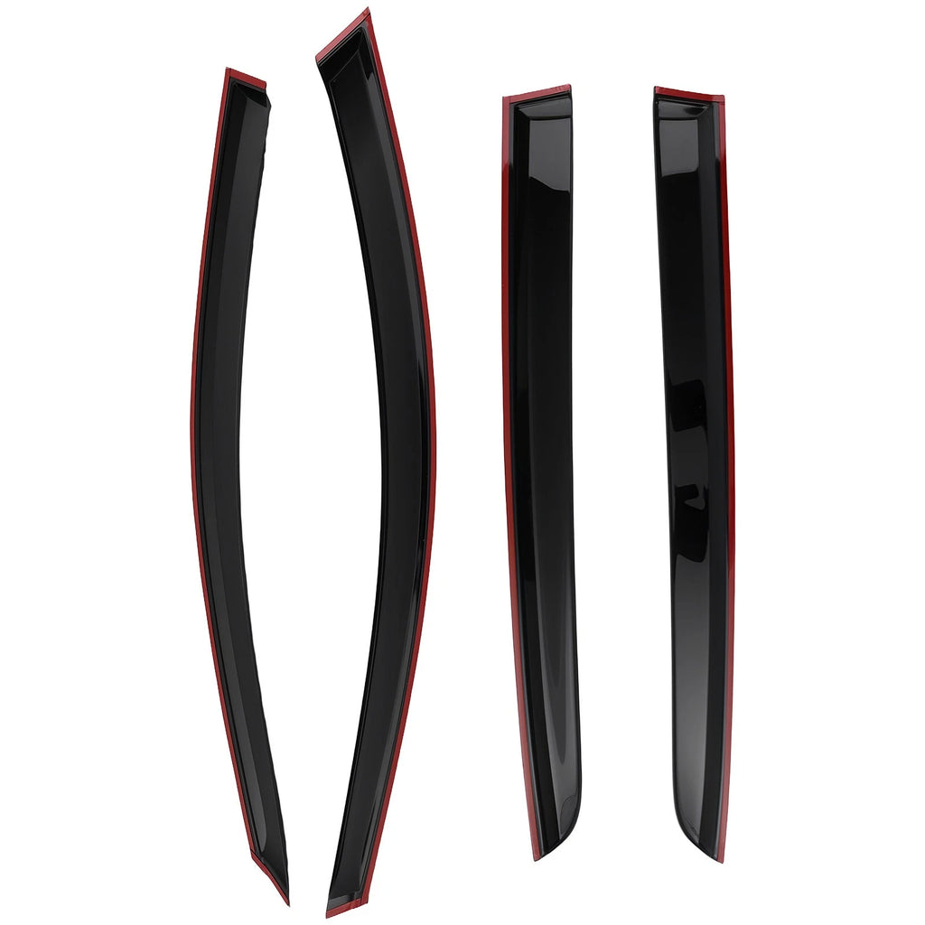 Set of 4 Front Rear Window Visors for Acura RDX (2007–2012) Rain Guards