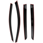 Set of 4 Front Rear Window Visors for Acura RDX (2007–2012) Rain Guards