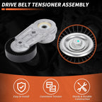 Set of 2 Drive Belt Tensioner Kits for Chevrolet Cobalt (2005–2010) 4 Cyl 2.0L