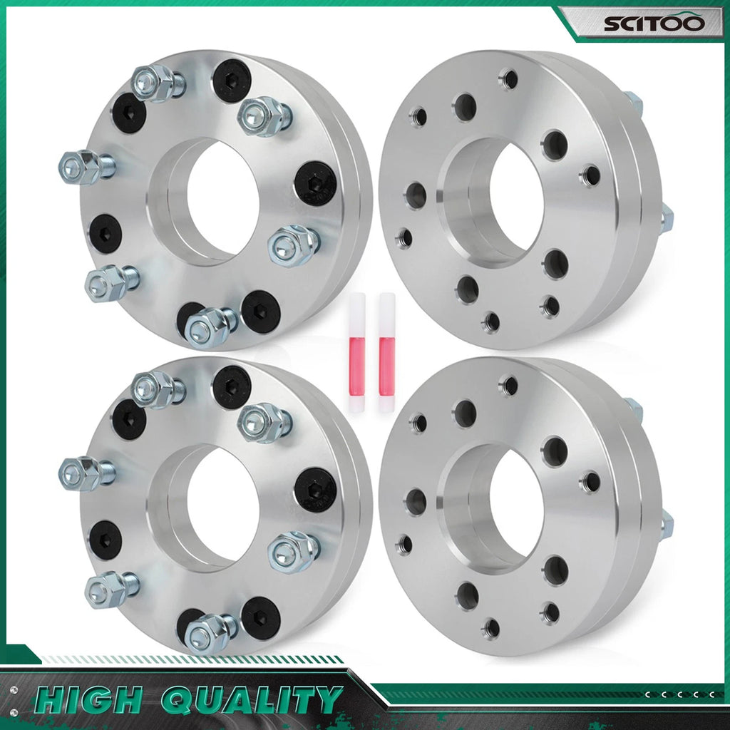 4X 2" Wheel Adapters 5x4.5 to 6x5.5 12x1.5 for Lexus GS300 GS350 GS460 LS430 (1998–2020)