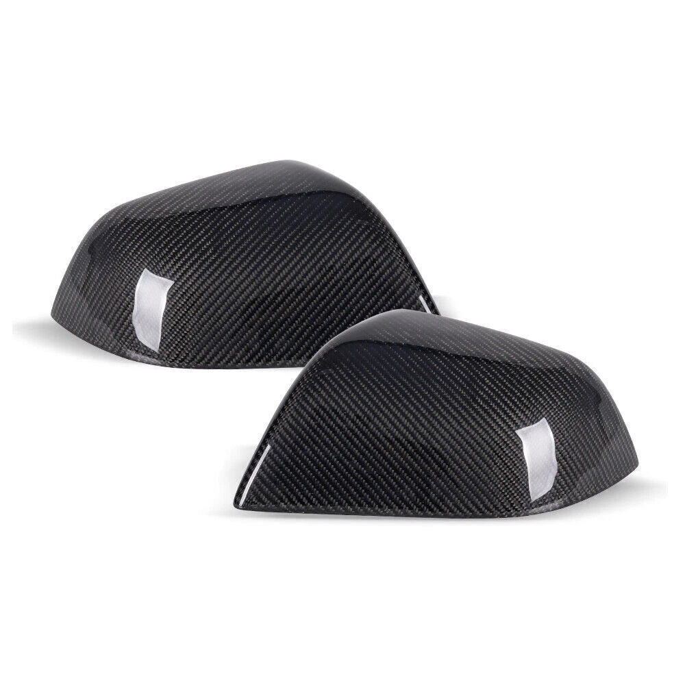 2X Side Mirror Covers for Tesla Model 3 (2017–2024) Real Carbon Fiber