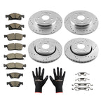 Brake Disc Rotors & Pads Kit for Jeep Grand Cherokee (2011–2018)