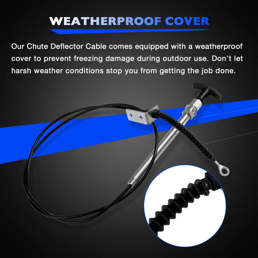 Control Input Cable for John Deere X340 X500 Snow Blower (44")