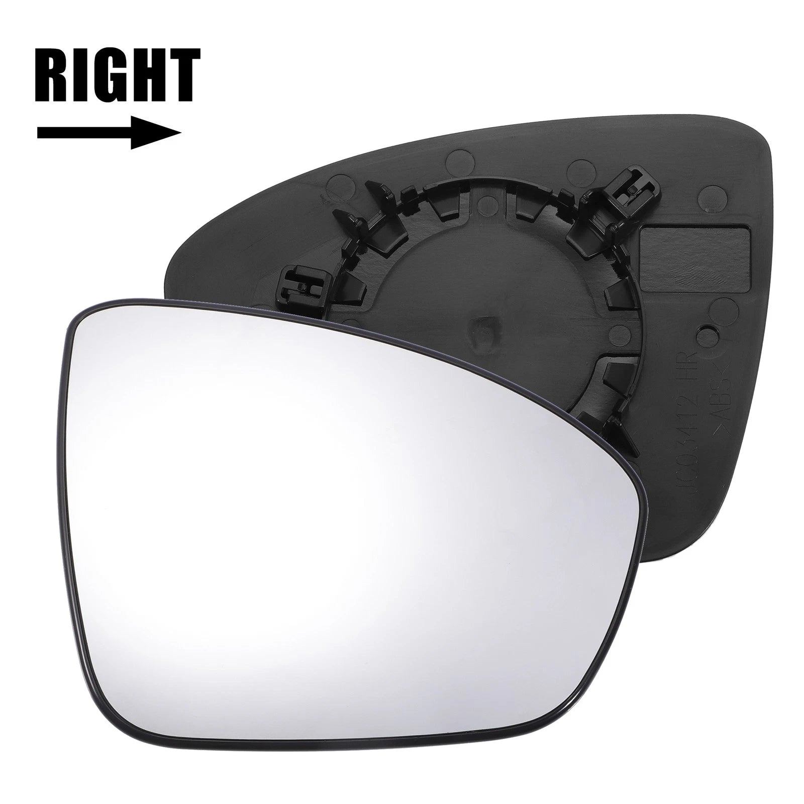 Right Side Mirror Glass w/ Backing Plate for Nissan Altima (2019–2021)