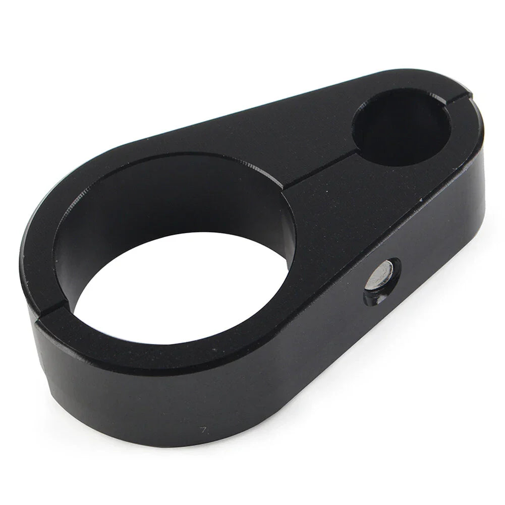 Black Brake Clutch Cable Clamp Clip for Harley 1'' Handlebar