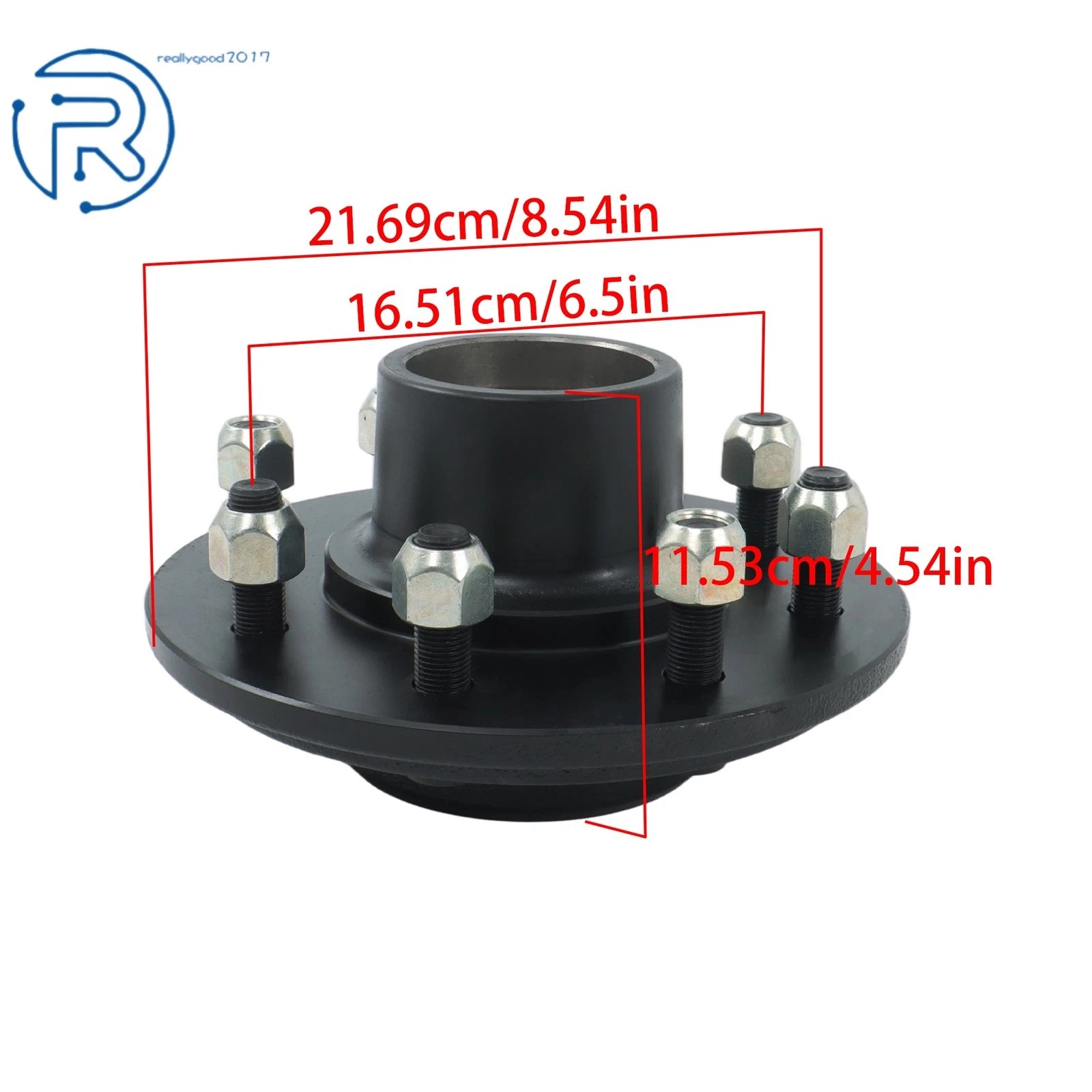 Set of 2 Trailer Hub Kits for Aelx 7000lbs (Fits 8 x 6.5")