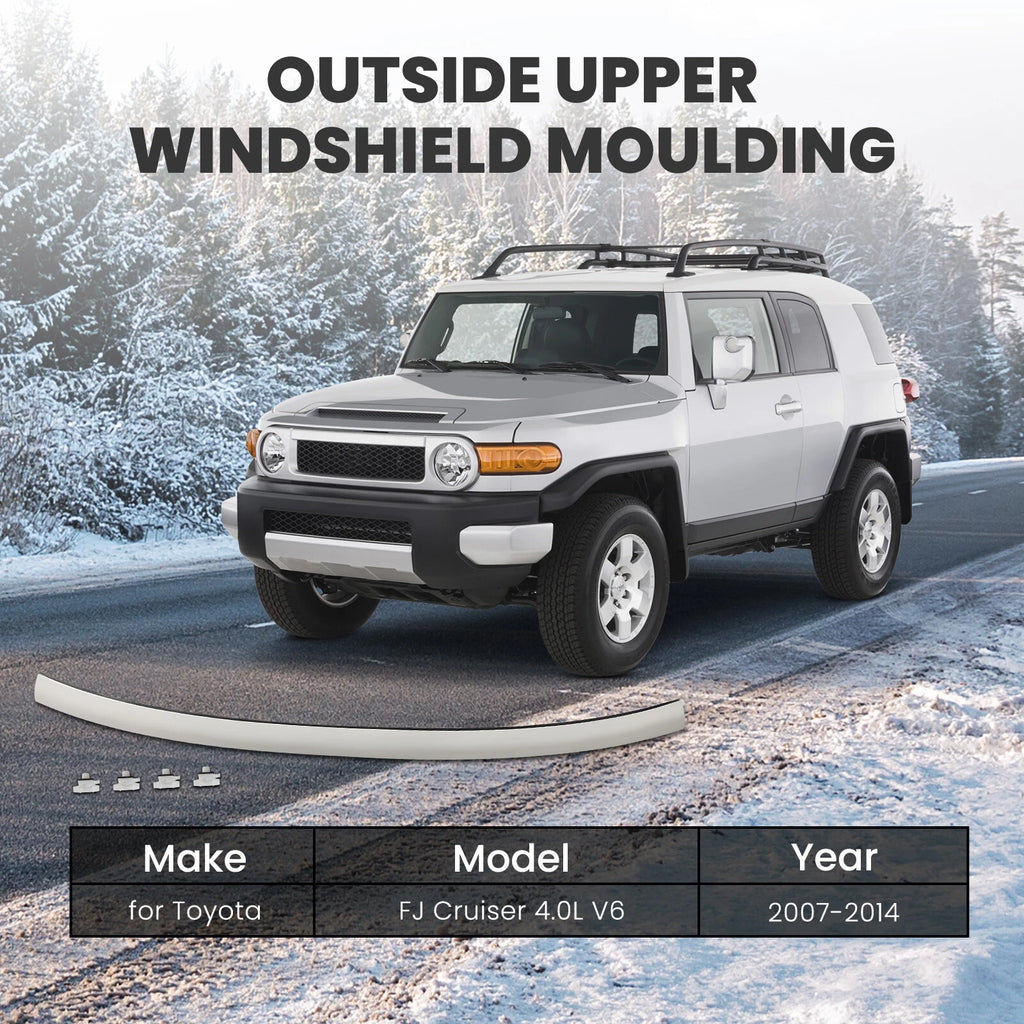 Outside Upper Windshield Moulding for Toyota FJ Cruiser (2007–2014) 7550335061A0