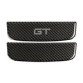 Carbon Fiber Interior Storage Box Trim Cover for Ford Mustang (2015–2019)