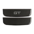 Carbon Fiber Interior Storage Box Trim Cover for Ford Mustang (2015–2019)