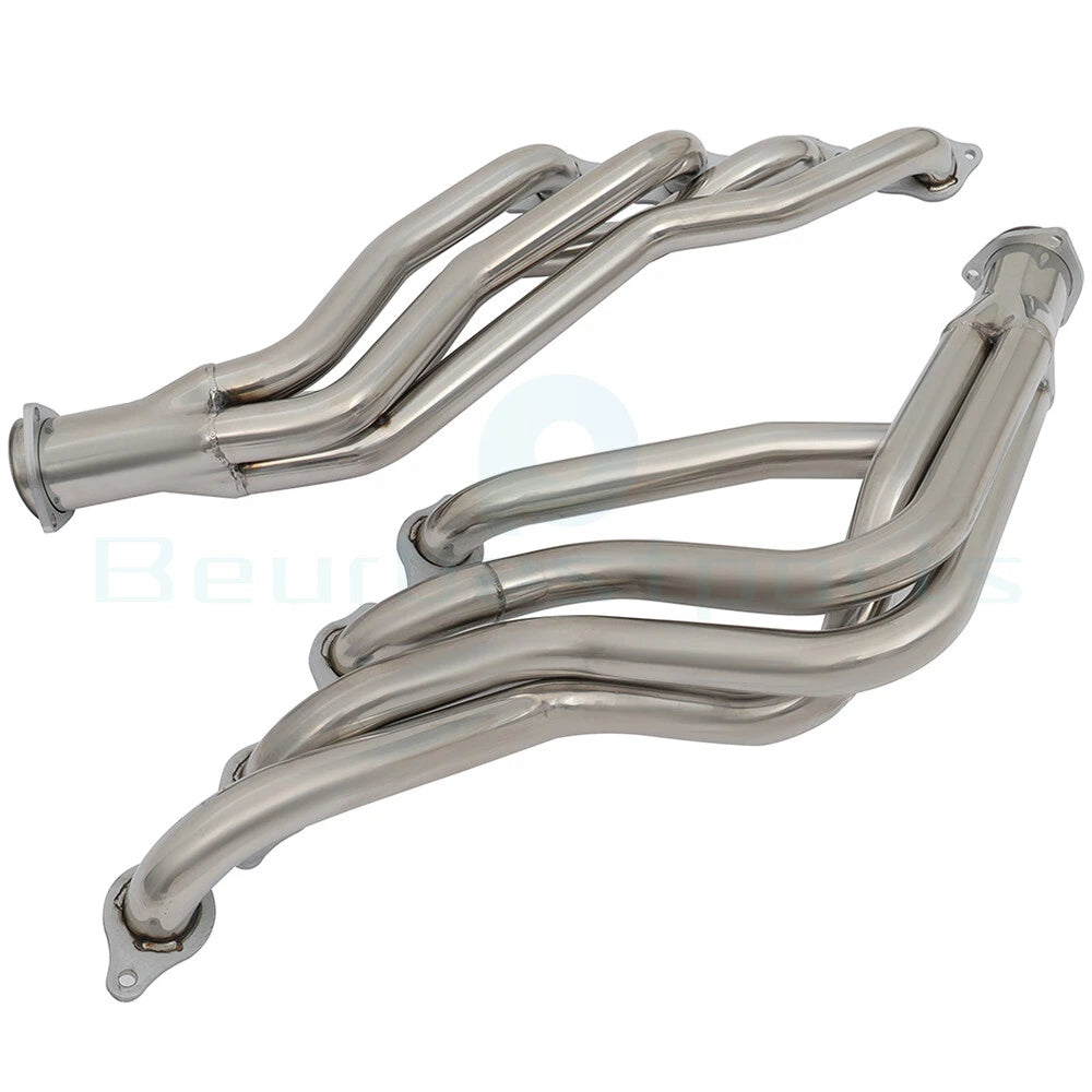 Pair Long Tube Headers for Chevy Big Block 396 402 427 454 (1967–1972)