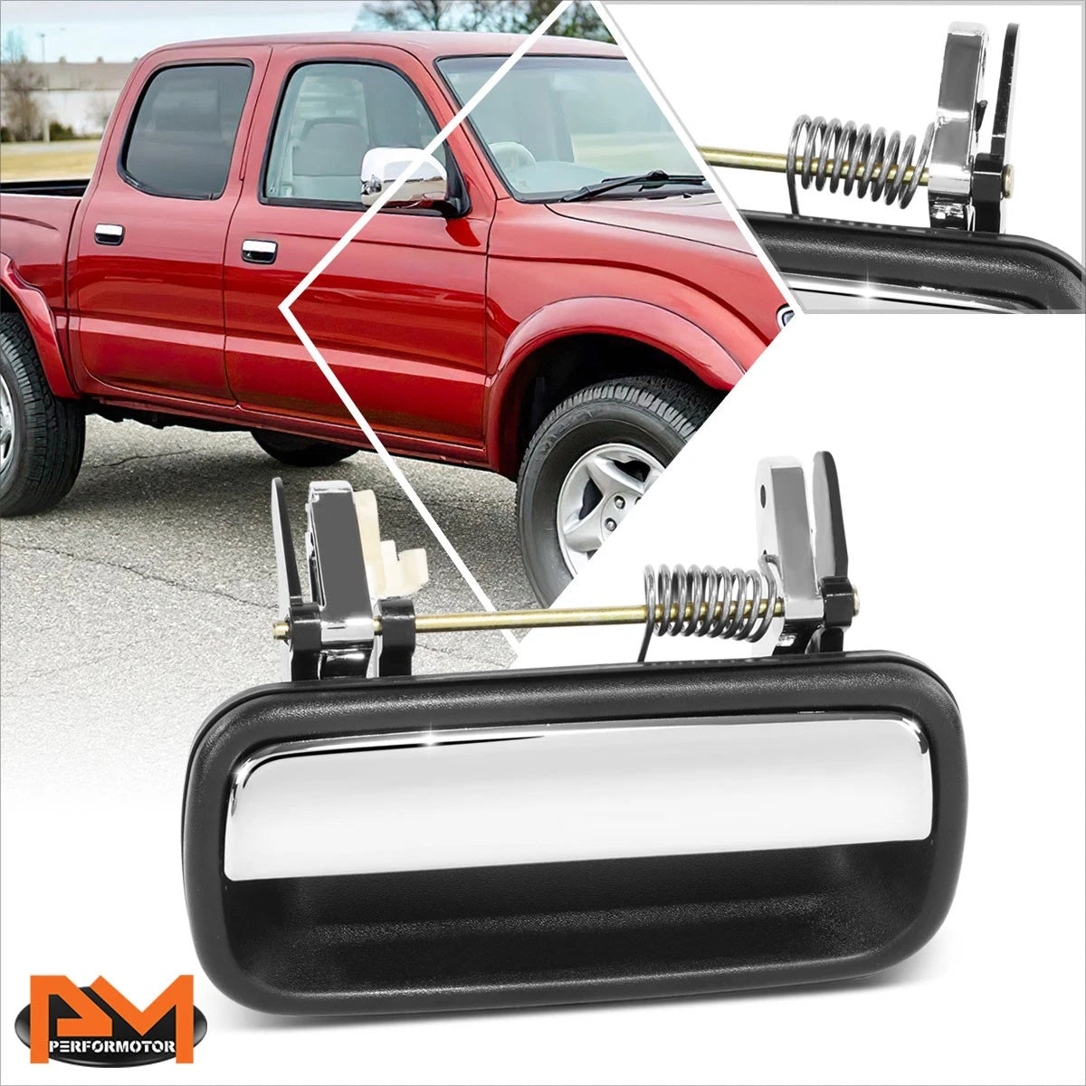 Outer Door Handle Chrome Trim for Toyota Tacoma Crew Cab (2001–2004)