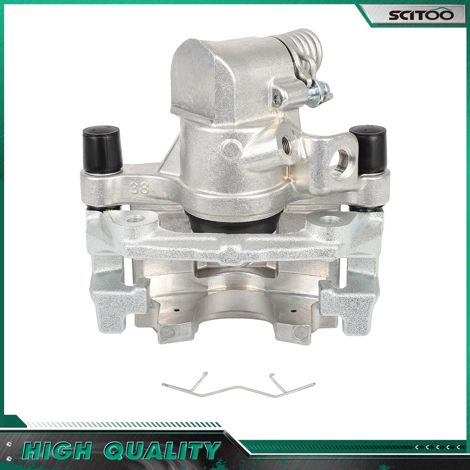 Rear Left Brake Caliper w/ Bracket for Mazda 3 (2004–2009)