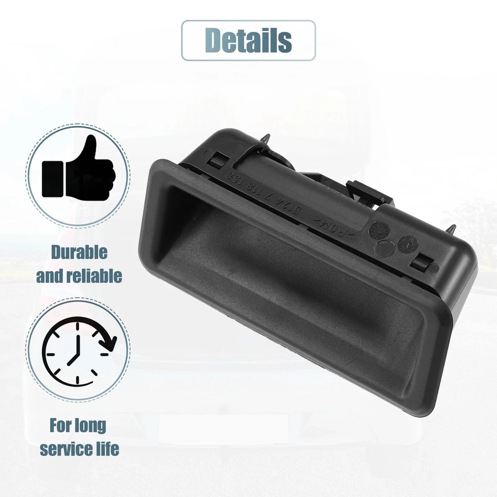Trunk Tailgate Handle Release Switch for BMW E60 E70 E82 E88 E91