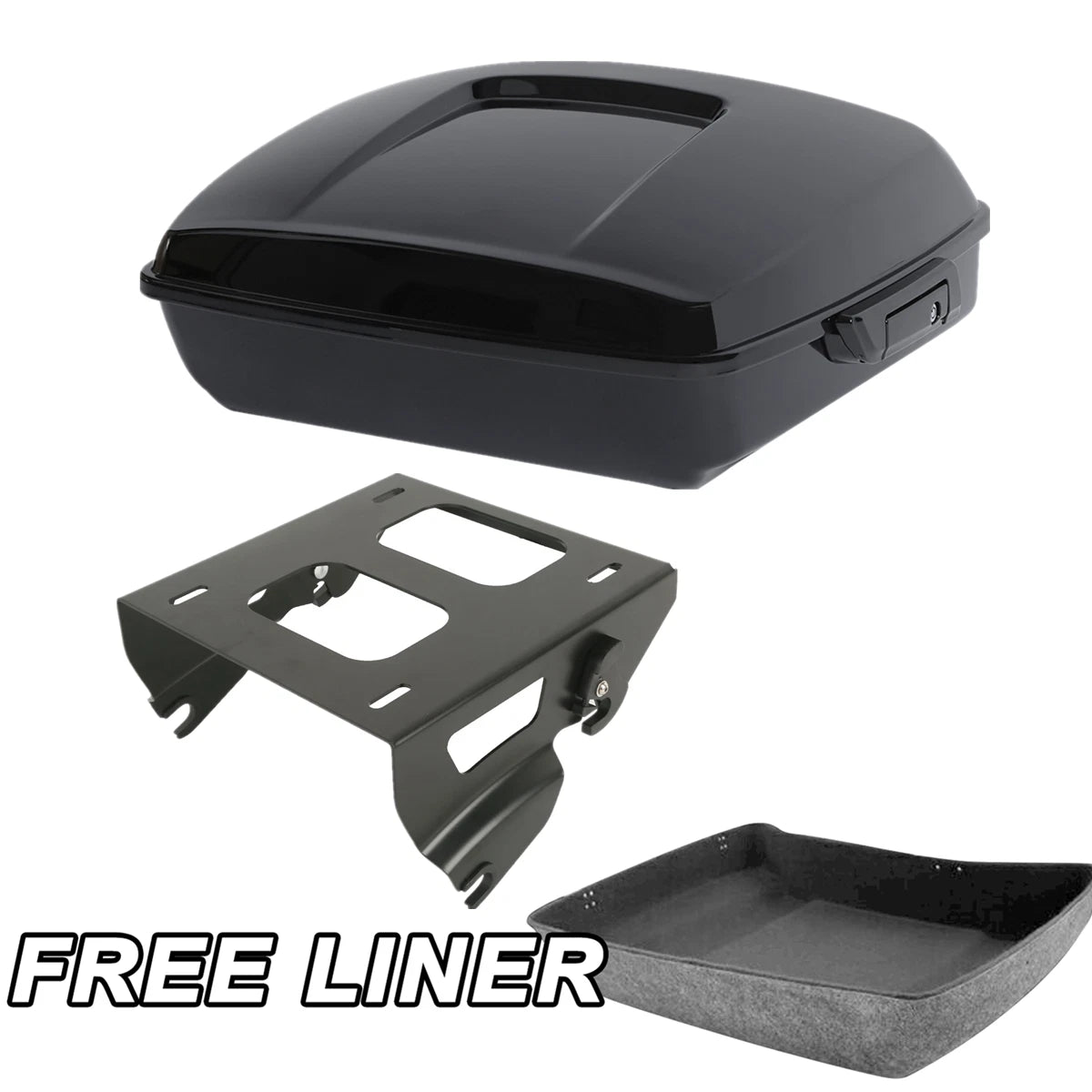 Chopped Trunk SOLO Mount Rack for Harley Touring Road Glide King (2014–2023)