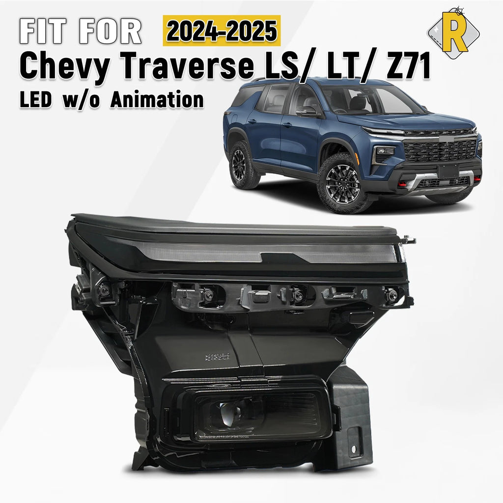LED Headlight Passenger for Chevy Traverse LS / LT / Z71 (2024–2026)