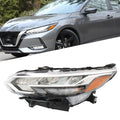 LED Headlight Assembly for Nissan Sentra SR (2020–2022) Chrome Clear