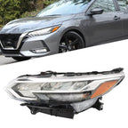 LED Headlight Assembly for Nissan Sentra SR (2020–2022) Chrome Clear