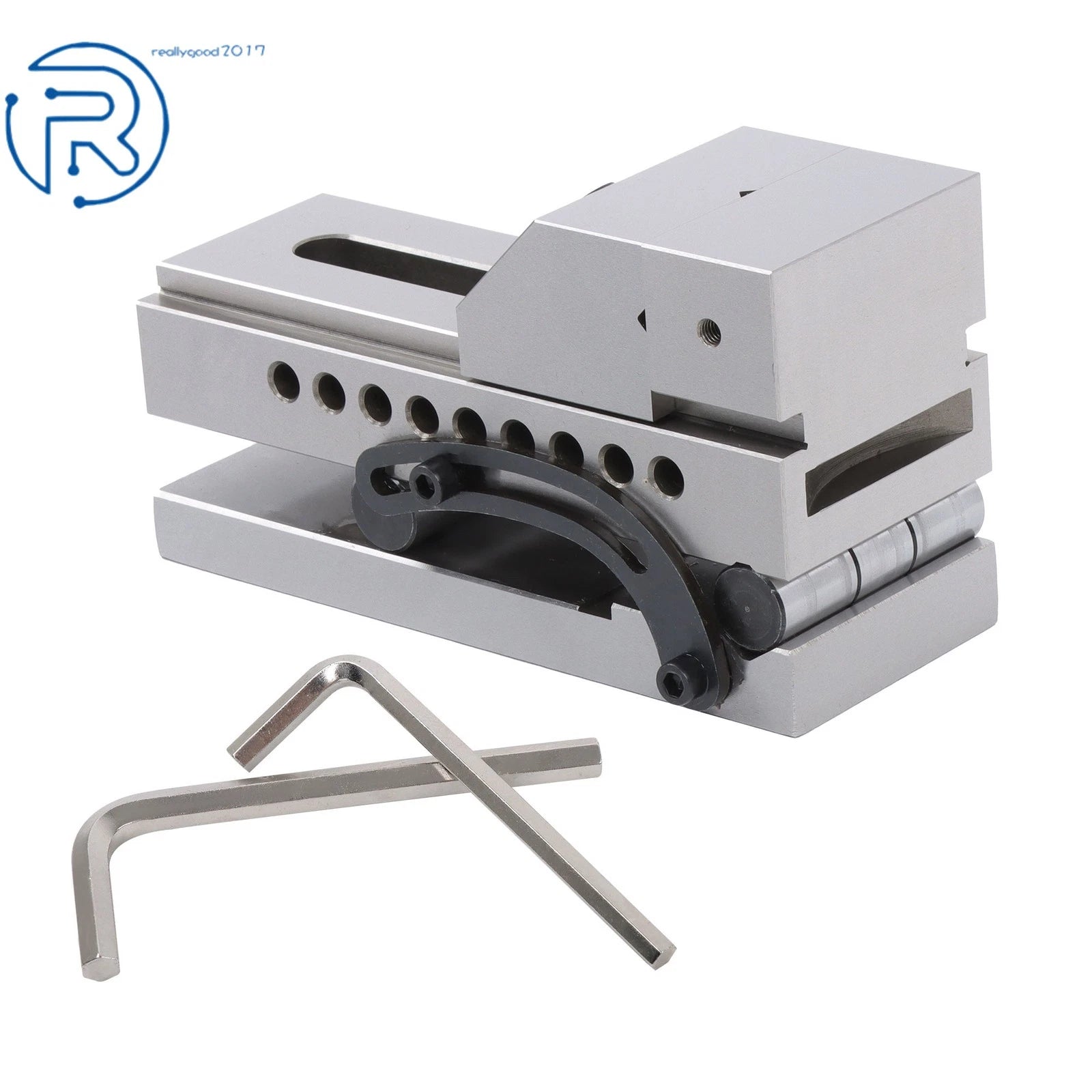 3'' High Precision Sine Vise for Machining (7-1/2" Length, 1-1/2" Clamp Height)
