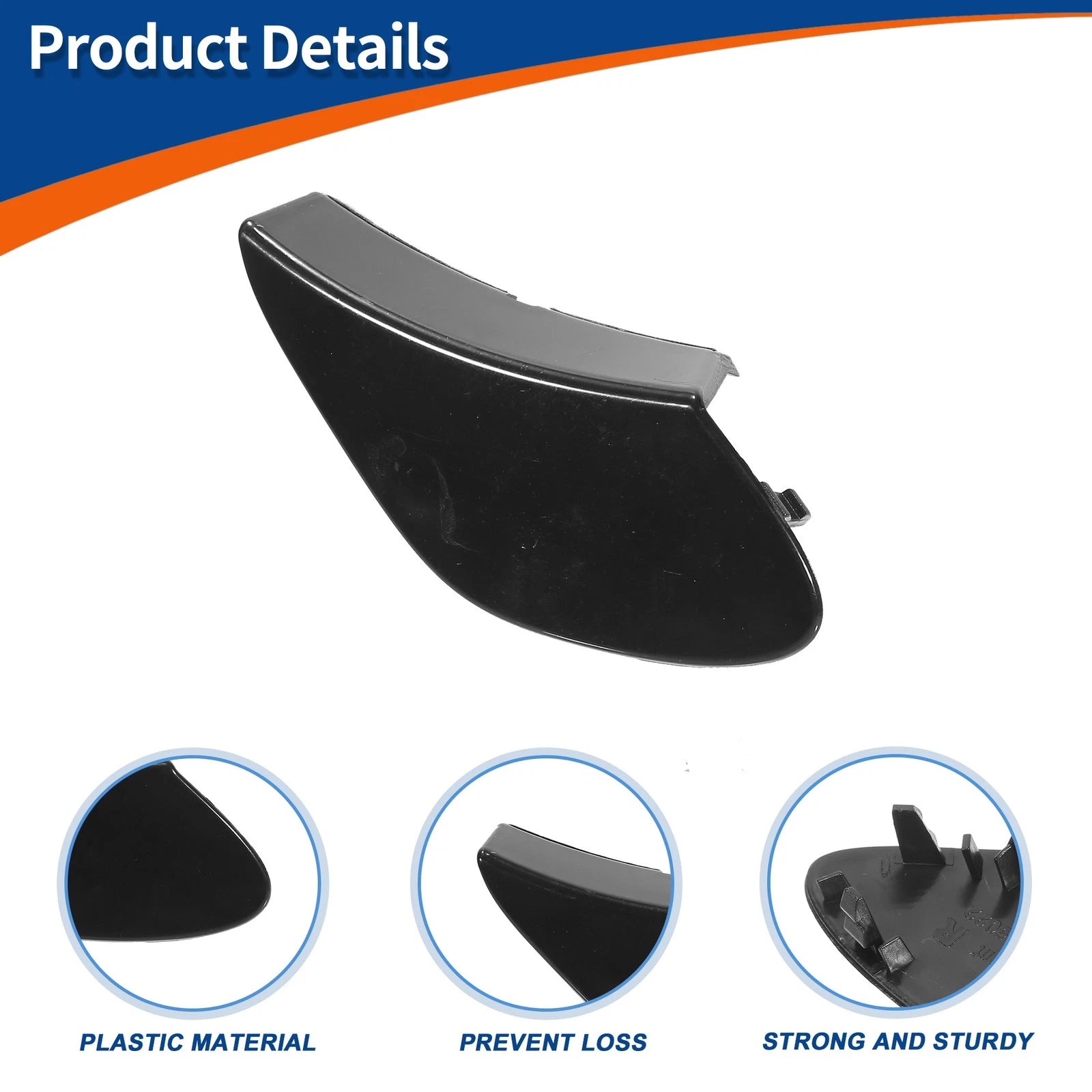 Tow Hook Cover for Mercedes-Benz GLE (2016–2023) No.A2928855022 Unpainted