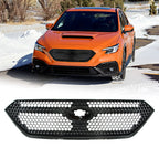 Honeycomb Front Bumper Upper Grille for Subaru WRX (2022–2025) Gloss Black