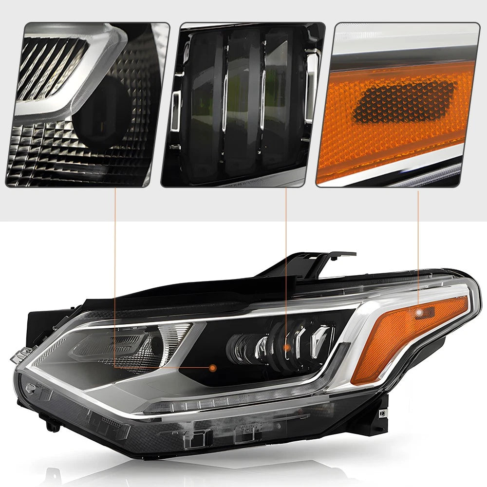 Full LED Headlight Driver Side for Chevrolet Traverse (2018–2020)
