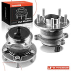 2X Rear Wheel Hub & Bearing Assembly w/ABS for Ford Escape (2013–2019)