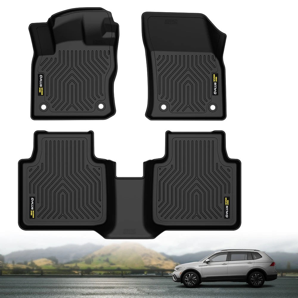 All Weather TPE Floor Mats for Volkswagen Tiguan (2018–2023)