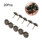 20Pcs Antique Bronze Upholstery Nails for Sofa Craft Decor