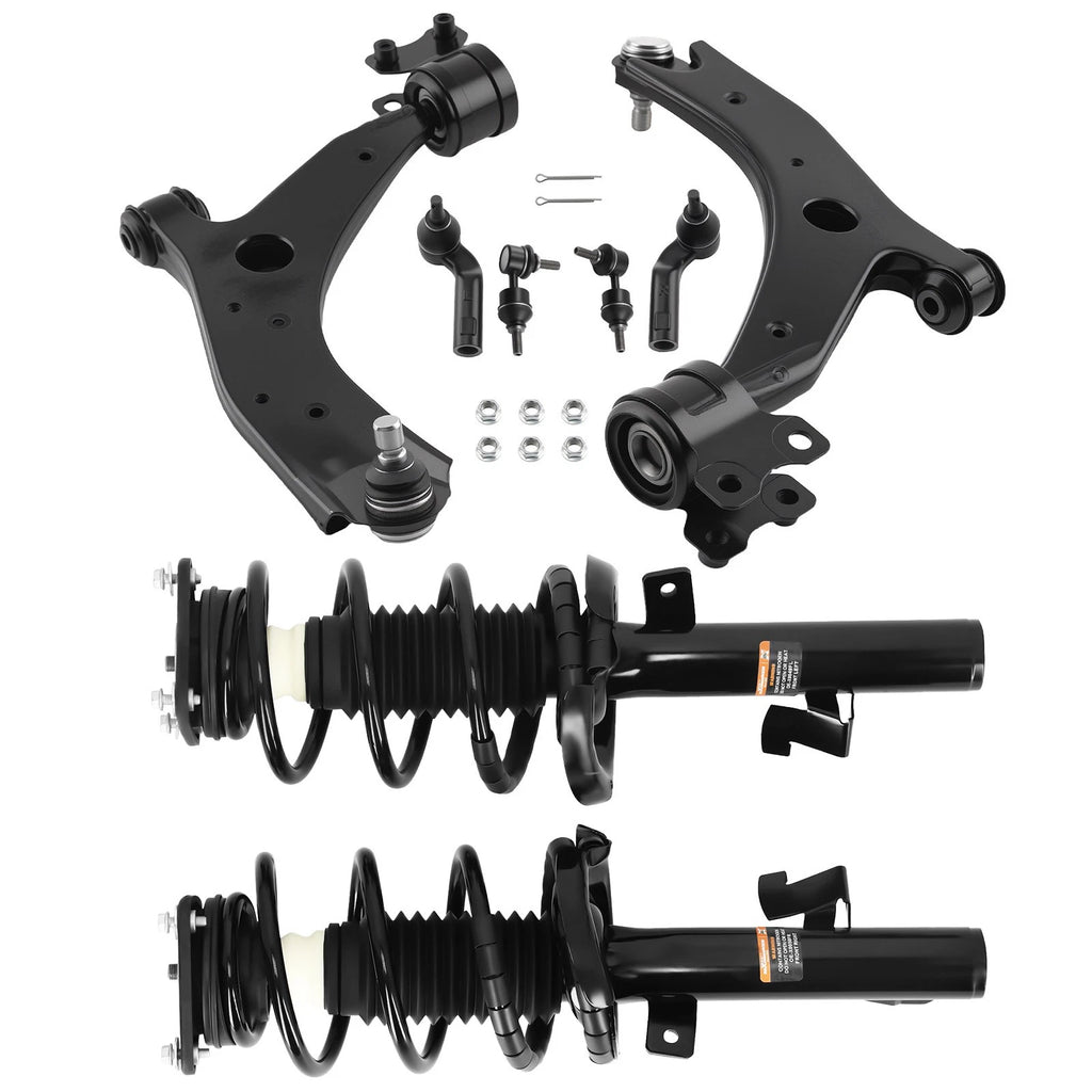 Front Complete Struts + Control Arms Kit for Mazda 3 (2004–2009) 1336311L