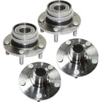 Wheel Hubs for Hyundai Tucson (2005–2009) Front & Rear with ABS Ring