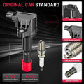Set of 4 Ignition Coils & Spark Plugs for Honda Fit (2007–2008) UF581