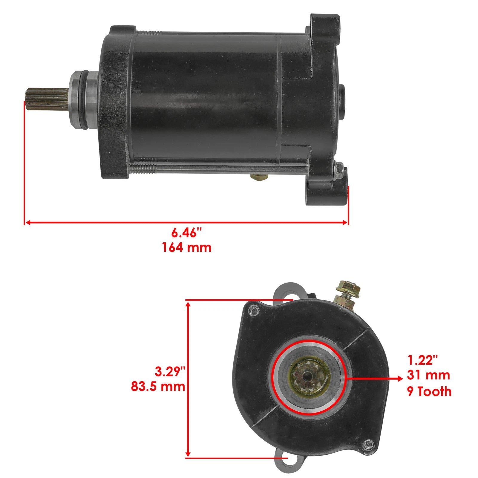 Starter for Yamaha 650 700 Jet Ski (1990–2020) 6M68180010