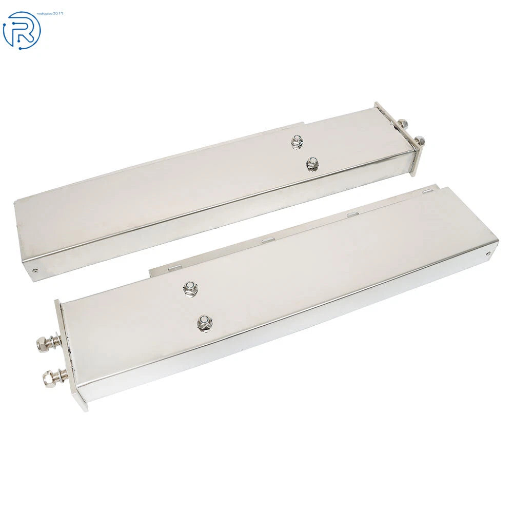 Set of 2 Mud Flap Hangers for Trucks with Light Cutouts (30")