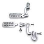 CNC Dominator Foot Peg Rest 32mm Arched Clamp 1.25" for Harley Road Glide (2015–2023)
