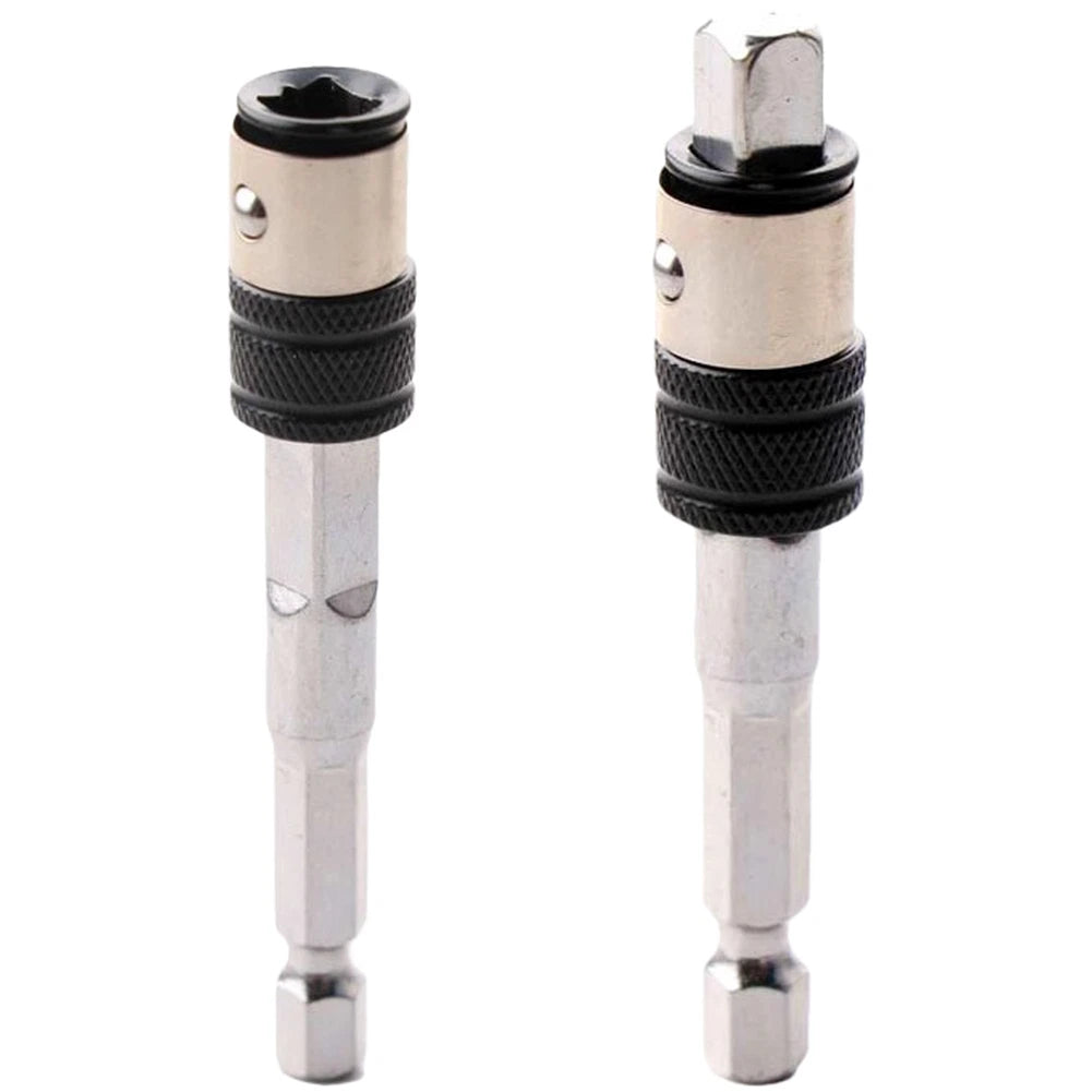 Drill Bit Extension Rod with 1/4 Hex Shank and Self Locking Grip
